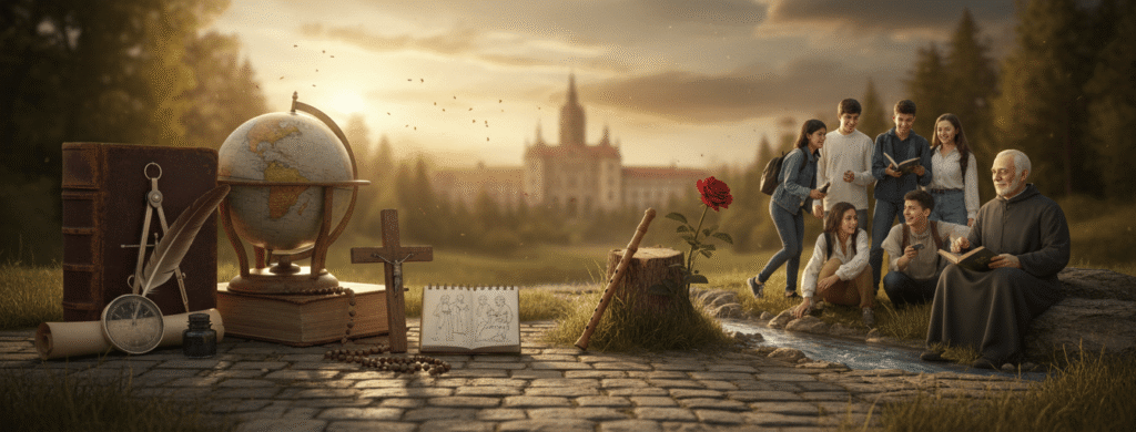 Comenio, de la Salle, Rousseau y San Juan Bosco